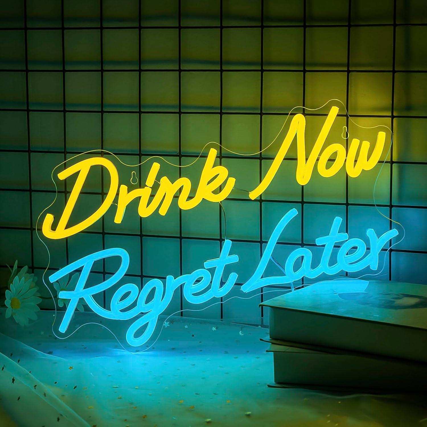 Neon Sign Party - Неоновая вывеска «Пиво: Пей сейчас, пожалеешь