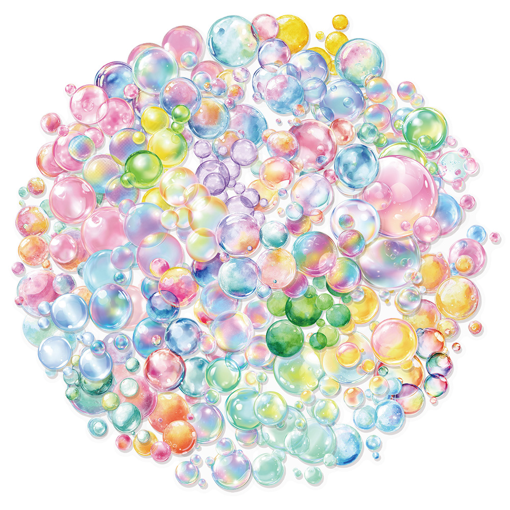 Plastic Cup 50Pcs - 50 шт. красочные пузырьковые красочные наклейки