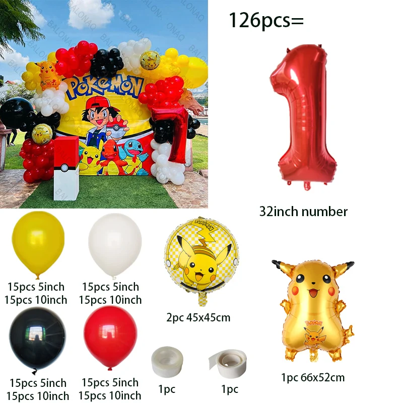 Набор из 126 шаров с мультяшны – обзор и цена Balloon Arch Kit