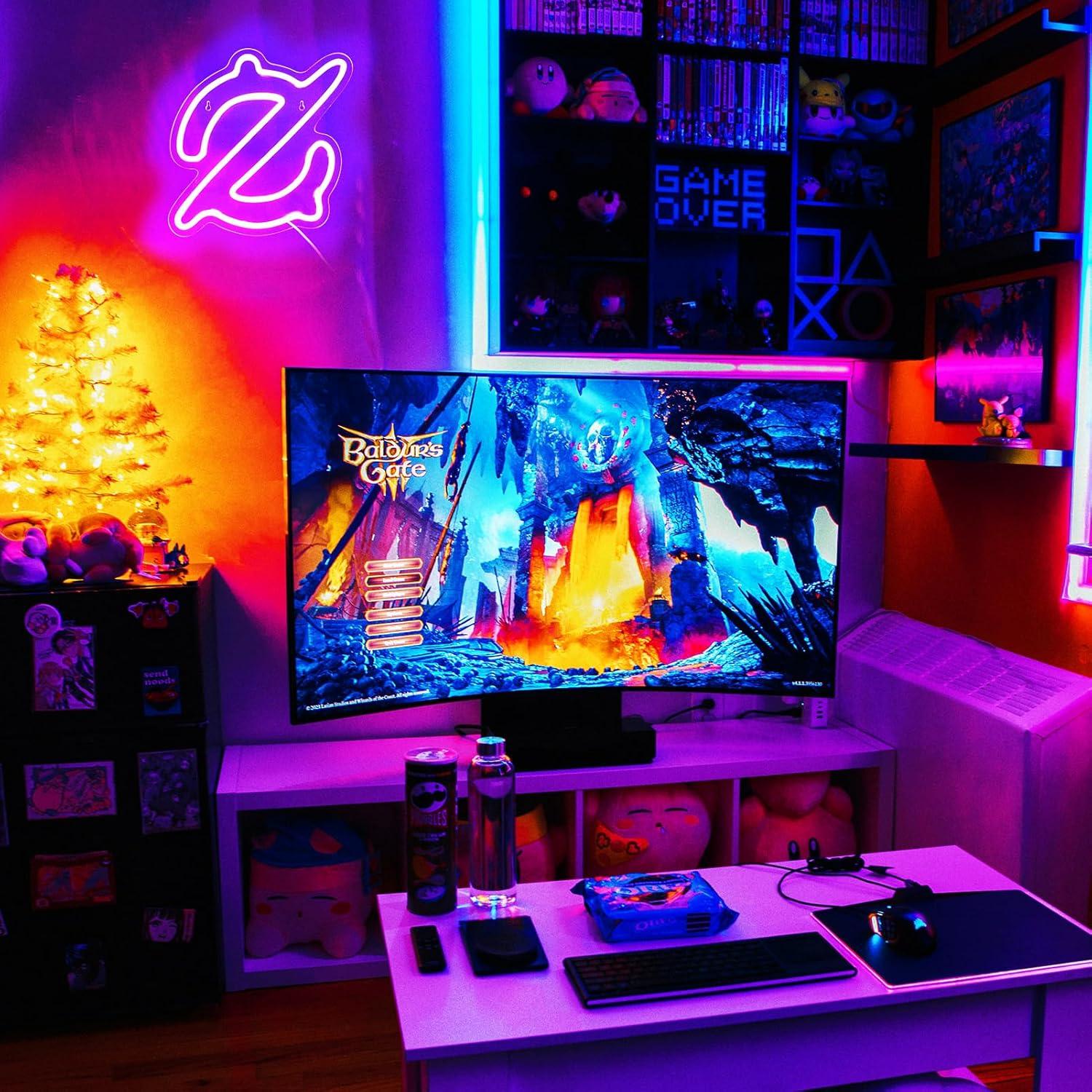 Неоновая вывеска Gaming Schola – обзор и цена Neon Sign Party