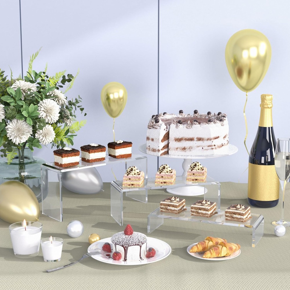 Набор из 6 прозрачных подставо – обзор и цена Cupcake Stand Tier