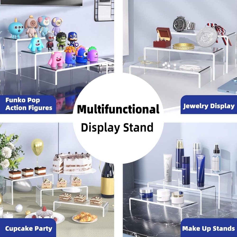 Набор из 6 прозрачных подставо – обзор и цена Cupcake Stand Tier