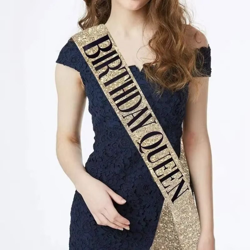 Набор из 2-х штук: Новая блест – обзор и цена Birthday Sash Glitter